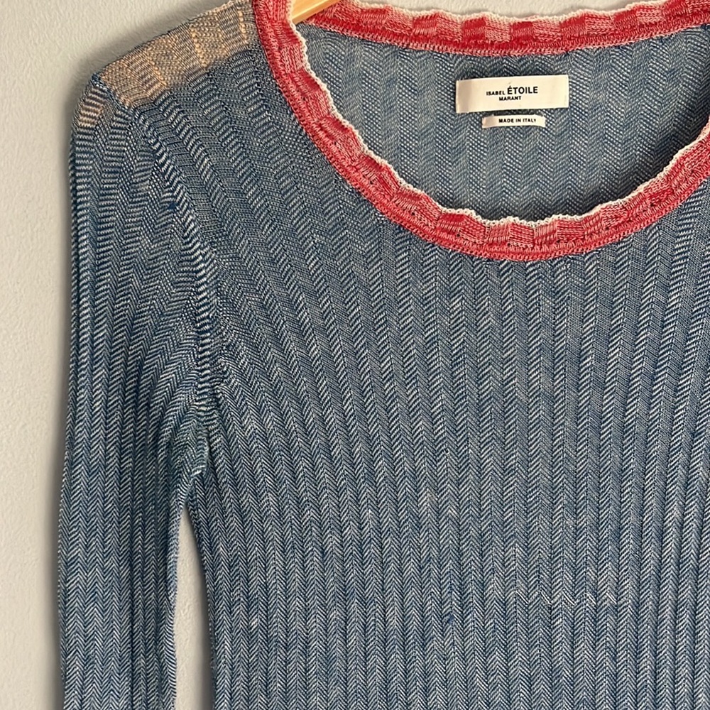 Isabel Marant Etoile Scoop Neck Long Sleeve Top - Picture 14 of 16